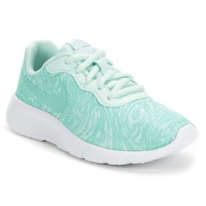 Nike Kids Tanjun Print Running Shoes 833669-300
